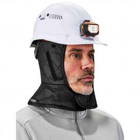 Ergodyne N-Ferno 6867 Three-Layer Winter Hard Hat Liner - Shoulder Length - Black