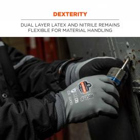 Ergodyne ProFlex 7501 Latex Coated Waterproof Winter Work Gloves