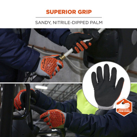 Ergodyne ProFlex 7521 A2 Thermal Coated Impact-Resistant Work Gloves