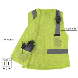 Ergodyne GloWear 8210HLW-S Type R Class 2 Women\'s Safety Vest - Lime