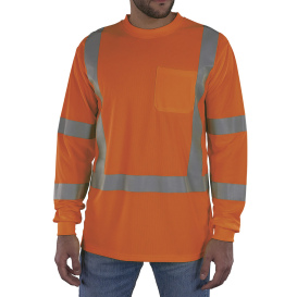 Ergodyne GloWear 8368 Type R Class 3 Essential Long Sleeve T-Shirt - Orange