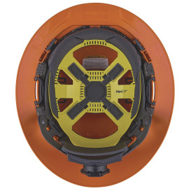 Ergodyne Skullerz 8964 Type II Class C Full Brim Safety Helmet with Mips - Ratchet Suspension - Orange