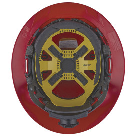 Ergodyne Skullerz 8964 Type II Class C Full Brim Safety Helmet with Mips - Ratchet Suspension - Red