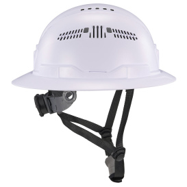 Ergodyne Skullerz 8964 Type II Class C Full Brim Safety Helmet - Ratchet Suspension - White