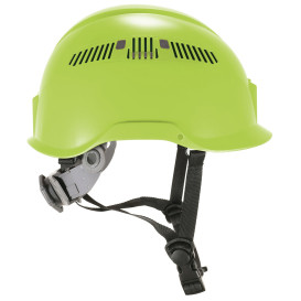 Ergodyne Skullerz 8977 Type 2 Class C Safety Helmet with Adjustable Venting - Yellow/Lime