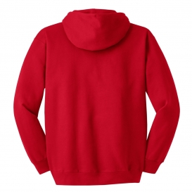 Hanes F170 Ultimate Cotton Pullover Hooded Sweatshirt - Deep Red
