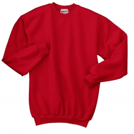 Hanes F260 Ultimate Cotton Crewneck Sweatshirt - Deep Red