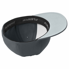 Sport-Tek STC56 Flexfit Flat Bill Cap - Iron Grey