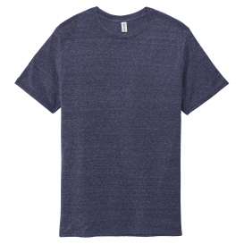 Jerzees 88M Snow Heather Jersey T-Shirt - Navy