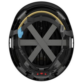 JSP EVO 6200 Ascend Safety Helmet - Wheel Ratchet Suspension - Black