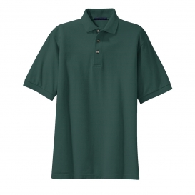 Port Authority K420 Pique Knit Polo - Dark Green