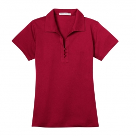 Port Authority L527 Ladies Tech Pique Polo - Rich Red