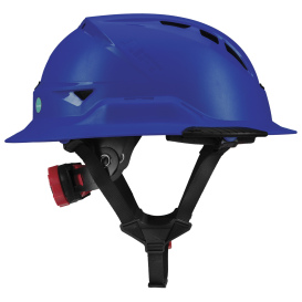 LIFT Safety HRXF-25BC2 RADIX Full Brim Vented Safety Helmet w/Twiceme - Ratchet Suspension - Blue