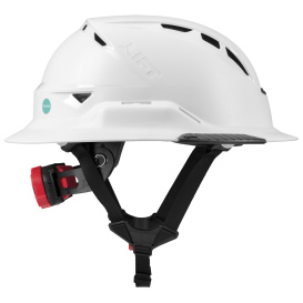 LIFT Safety HRXF-25WC2 RADIX Full Brim Vented Safety Helmet w/Twiceme - Ratchet Suspension - White