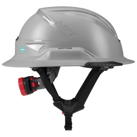 LIFT Safety HRXF-25YE2 RADIX Full Brim Safety Helmet w/Twiceme - Ratchet Suspension - Grey