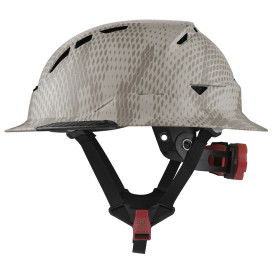 LIFT Safety HRXF-26TCC2 RADIX Full Brim Vented Safety Helmet w/Twiceme - Ratchet Suspension - Dust Arrow Camo