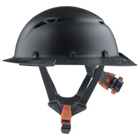 LIFT Safety HT2F-26KGM DAX T2 Full Brim Hard Hat w/Twiceme - Ratchet Suspension - Matte Black