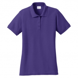 Port & Company LKP155 Ladies Core Blend Pique Polo - Purple