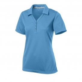 Sport-Tek LST680 Ladies PosiCharge Micro-Mesh Polo Shirt - Carolina Blue