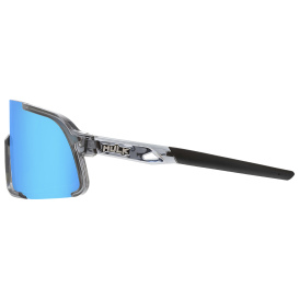 MCR Safety HK428CBP HK4 Safety Glasses - Crystal Gray Frame - Cayman Blue Mirror Lens