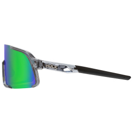 MCR Safety HK42BGZP HK4 Safety Glasses - Crystal Gray Frame - Polarized Green Mirror Lens