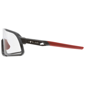 MCR Safety HK430PF St. Jude HK4 Safety Glasses - Gunmetal Frame - Clear MAX6 Anti-fog Lens