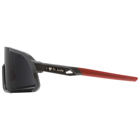 MCR Safety HK432PF St. Jude HK4 Safety Glasses - Gunmetal Frame - Gray MAX6 Anti-fog Lens