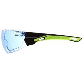 MCR Safety HK513AF HK5 Safety Glasses - Black Frame - Light-Blue UV-AF Anti-Fog Lens