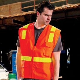 Kishigo 1207A Ultra-Cool Mesh Back Hydrowick Front Safety Vest - Orange