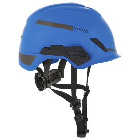 MSA 10194785 V-Gard H1 Trivent Safety Helmet - Fas-Trac Suspension - Blue