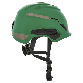 MSA 10194786 V-Gard H1 Trivent Safety Helmet - Fas-Trac Suspension - Green