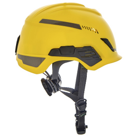 MSA 10194787 V-Gard H1 Trivent Safety Helmet - Fas-Trac Suspension - Yellow