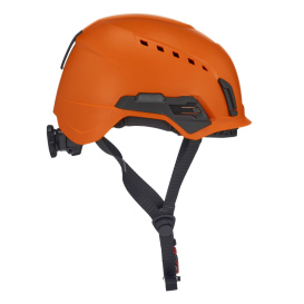 MSA 10242807 V-Gard H2 Vented Safety Helmet - Ratchet Suspension - Orange