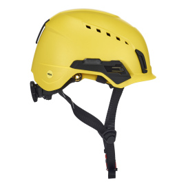 MSA 10242815 V-Gard H2 Vented Safety Helmet with Mips - Ratchet Suspension - Yellow