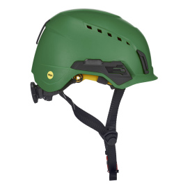 MSA 10242820 V-Gard H2 Vented Safety Helmet with Mips - Ratchet Suspension - Green