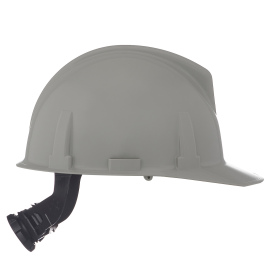 MSA 475379 Topgard Cap Style Hard Hat - Fas-Trac III Suspension - Gray