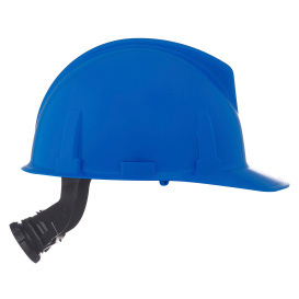 MSA 475380 Topgard Cap Style Hard Hat - Fas-Trac III Suspension - Blue