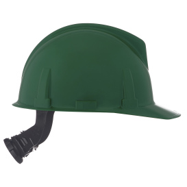 MSA 475383 Topgard Cap Style Hard Hat - Fas-Trac III Suspension - Green