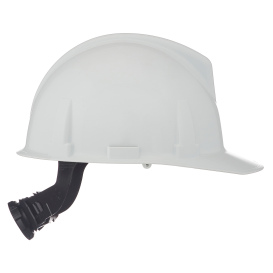 MSA 475385 Topgard Cap Style Hard Hat - Fas-Trac III Suspension - White