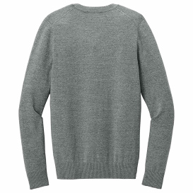 Port Authority LSW2850 Ladies Easy Care V-Neck Sweater - Medium Heather Grey