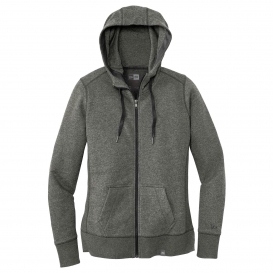 New Era LNEA502 Ladies French Terry Full-Zip Hoodie - Black Twist