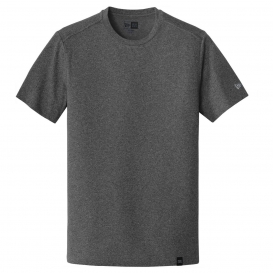 New Era NEA100 Heritage Blend Crew Tee - Black Heather