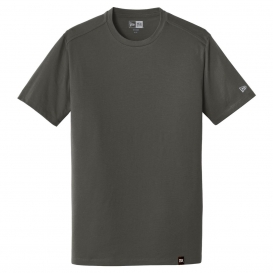 New Era NEA100 Heritage Blend Crew Tee - Graphite