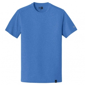 New Era NEA100 Heritage Blend Crew Tee - Royal Heather