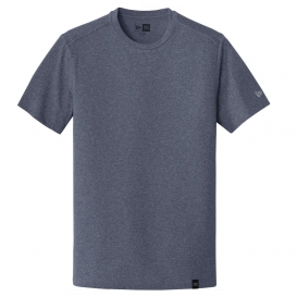 New Era NEA100 Heritage Blend Crew Tee - True Navy Heather