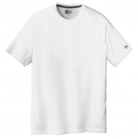 New Era NEA200 Series Performance Crew Tee - White Solid