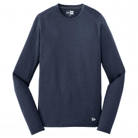 New Era NEA201 Series Performance Long Sleeve Crew Tee - True Navy