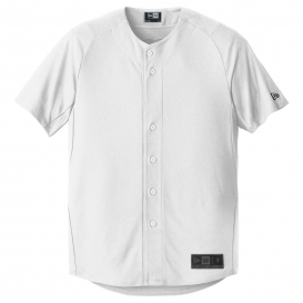New Era NEA220 Diamond Era Full-Button Jersey - White