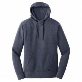 New Era NEA510 Tri-Blend Fleece Pullover Hoodie - True Navy Heather