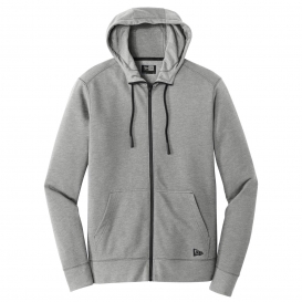 New Era NEA511 Tri-Blend Fleece Full-Zip Hoodie - Shadow Grey Heather